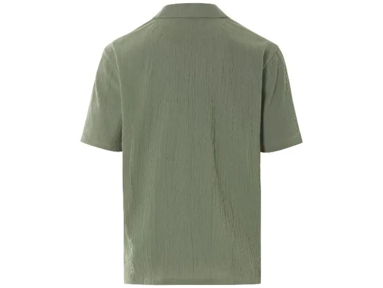 Herren Resortshirt, mit durchgehender Knopfleiste