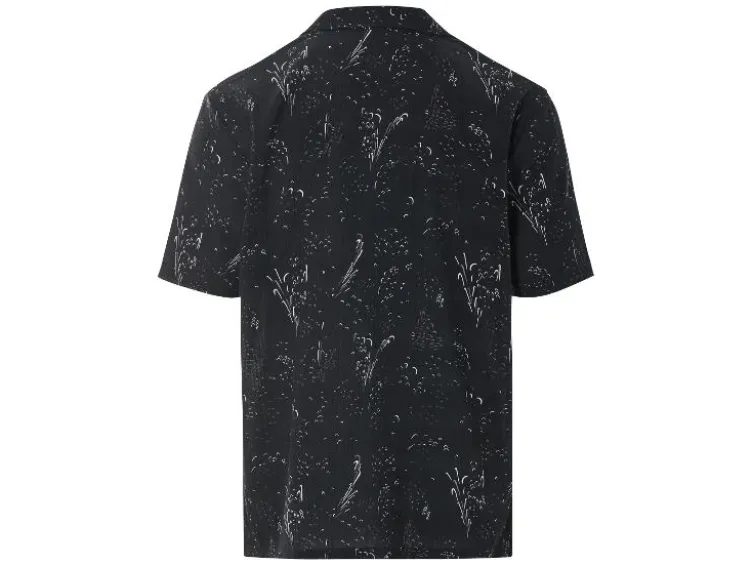 Herren Resortshirt, mit durchgehender Knopfleiste