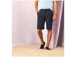 Herren Shorts, mit teilelastischem Gummizugbund
