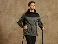 Herren Softshelljacke, winddicht und atmungsaktiv