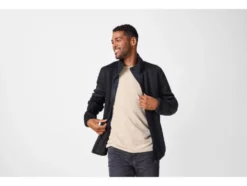 Herren Strickfleece-Jacke