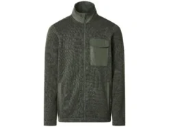 Herren Strickfleece-Jacke
