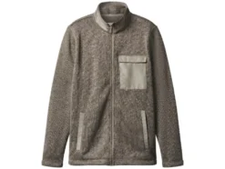 Herren Strickfleece-Jacke