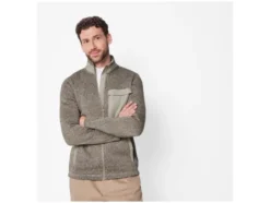 Herren Strickfleece-Jacke