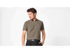 Herren Strick-Poloshirt