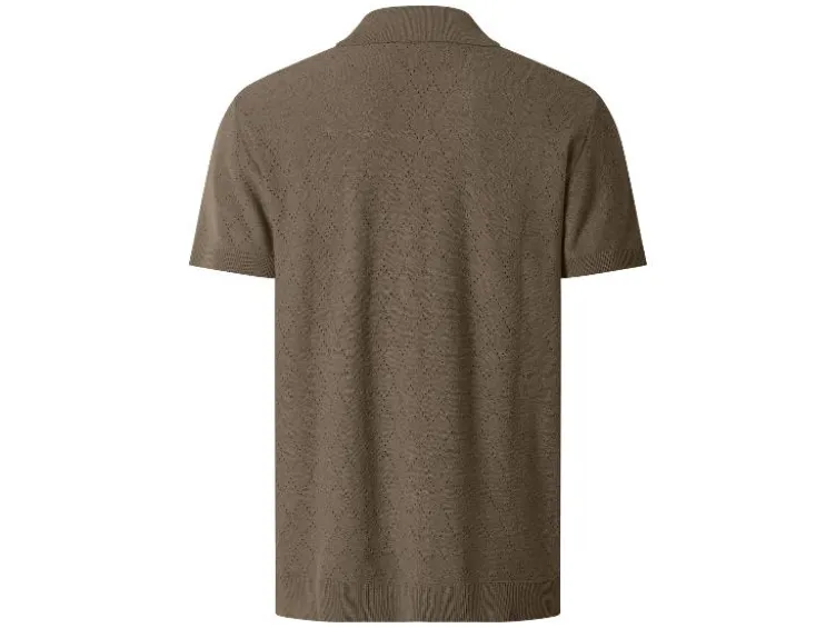 Herren Strick-Poloshirt