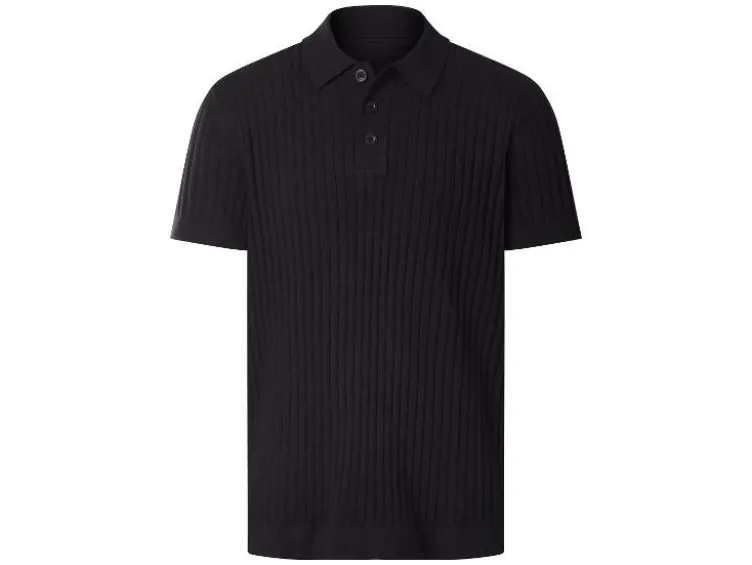 Herren Strick-Poloshirt