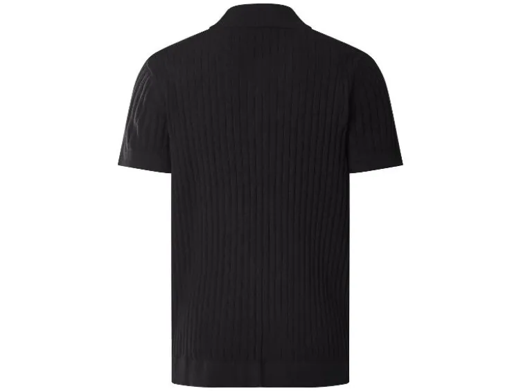 Herren Strick-Poloshirt