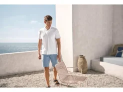 Herren Sweat-Denim-Bermudas