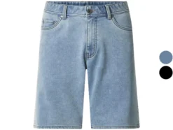 Herren Sweat-Denim-Bermudas