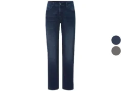 Herren Sweat-Denim-Jeans, Slim Fit, normale Leibhöhe
