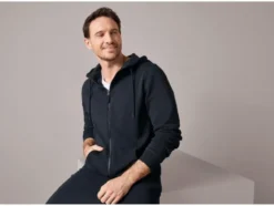 Herren Sweatjacke mit Baumwolle