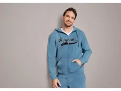 Herren Sweatjacke mit Baumwolle