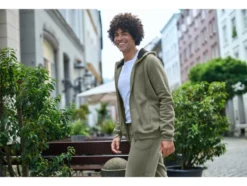 Herren Sweatjacke mit Teddyfutter