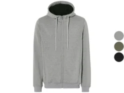 Herren Sweatjacke mit Teddyfutter