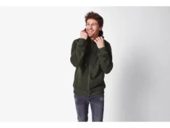 Herren Sweatjacke Teddyfutter