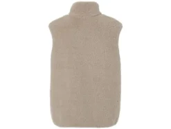 Herren Teddyfleece-Weste, mit Stehkragen