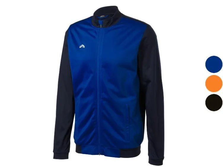 Herren Trainingsjacke mit seitlichen Reißverschlusstaschen