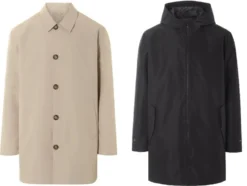 Herren Trenchcoat, mit Gehschlitz