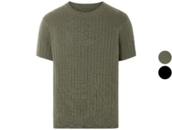 Herren T-Shirt, mit modischem Strukturstrick