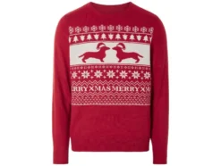 Herren Weihnachtspullover, weiche Strickqualität