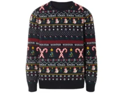 Herren Weihnachtspullover, weiche Strickqualität