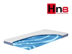 Hn8 Schlafsysteme Topper »Surf 100«, 7-Zonen Gelschaum-Kern, Cool-Effect Bezug