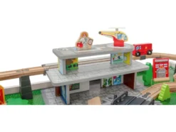 Holzeisenbahn Spieltisch, 100-teilig