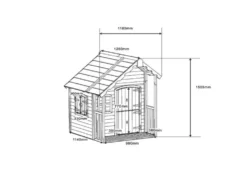 Holz-Spielhaus »KIMI«