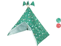 Holz Spielzelt Tipi, mit Baumwolle
