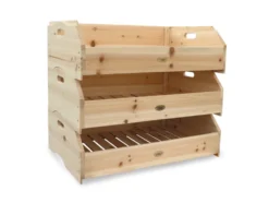 Holz Stapelkiste »Maxi«, im 3er Set, je Vorratskiste 59 x 38 x 18 cm