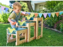 Holz- Wasserspieltische