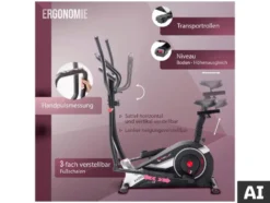 Hybrid Trainer »AX 6500«, Heim- Crosstrainer 2in1