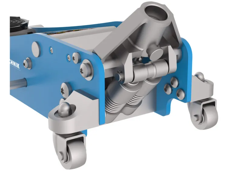 Hydraulischer Rangierwagenheber »GRH«, mit 2 Lenkrollen