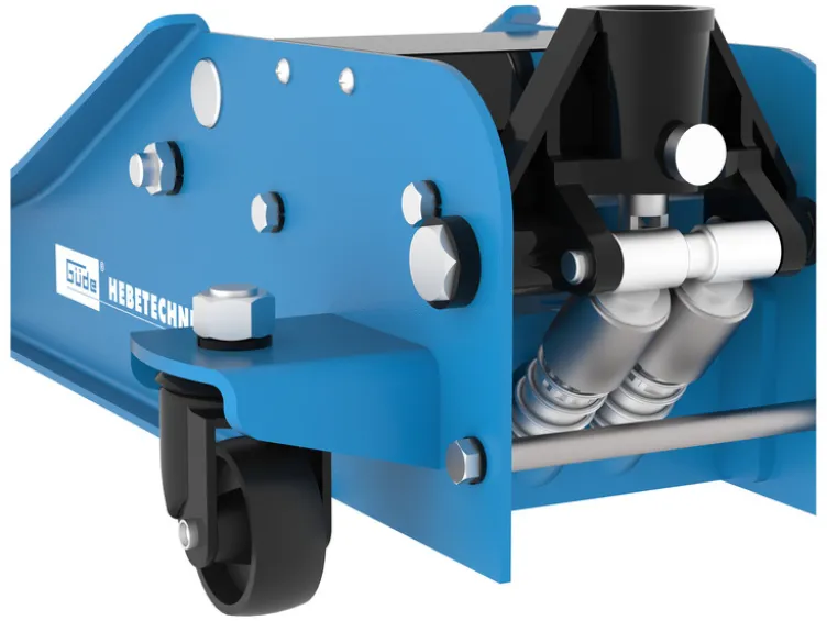 Hydraulischer Rangierwagenheber »GRH«, mit 2 Lenkrollen
