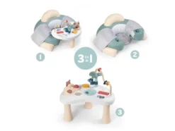 3-in-1 Baby-Spielsitz, mit Activity-Tisch