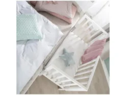 2in1 Beistellbett mit Barriere + Matratze