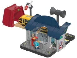 Interaktiver Bahnhof-Set / Feuerwehr Einsatz-Set