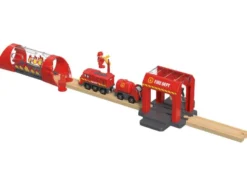 Interaktiver Bahnhof-Set / Feuerwehr Einsatz-Set