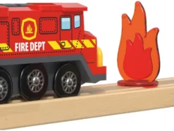 Interaktiver Bahnhof-Set / Feuerwehr Einsatz-Set
