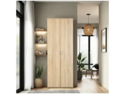 Inter Link Vielseitiger Aktenschrank, 2 Türen – Praktisch, modern und flexibel