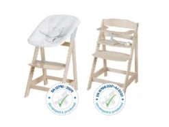 2-in-1 Treppenhochstuhl »Born Up Zickzack«, mit Sitzverkleinerer
