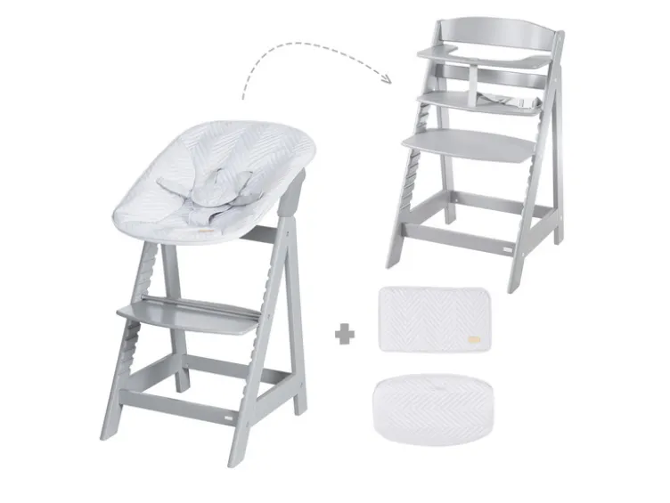 2-in-1 Treppenhochstuhl »Born Up Zickzack«, mit Sitzverkleinerer