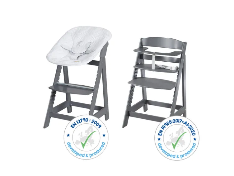 2-in-1 Treppenhochstuhl »Born Up Zickzack«, mit Sitzverkleinerer