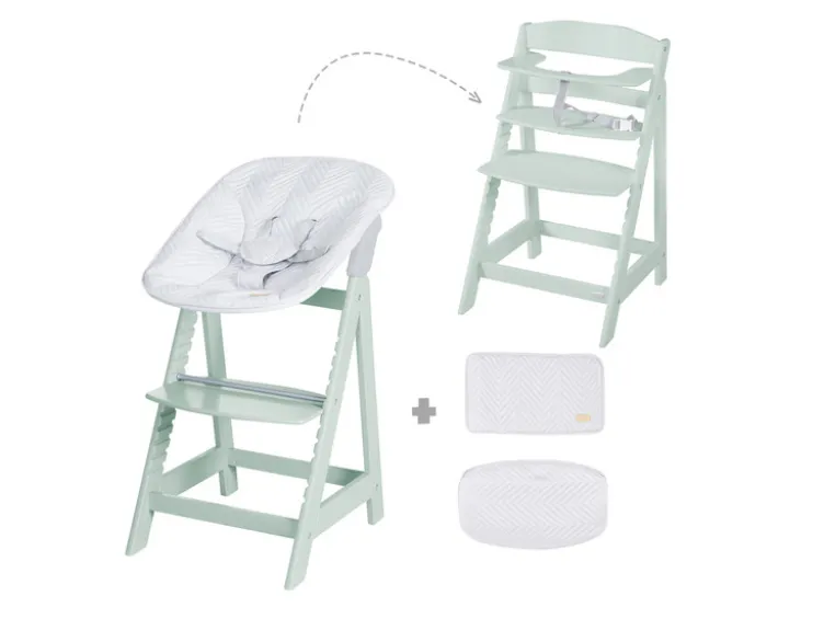 2-in-1 Treppenhochstuhl »Born Up Zickzack«, mit Sitzverkleinerer