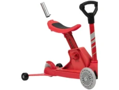 4-in-1 Tri-Scooter, mit Stützrädern