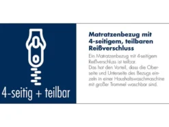 irisette® 7-Zonen Tonnentaschenfederkern-Matratze »Sylt«