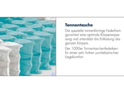 irisette® 7-Zonen Tonnentaschenfederkern-Matratze »Sylt«