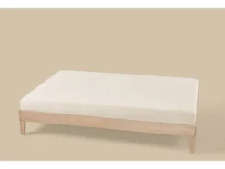 Jersey-Spannbettlaken mit Leinen, 140-160 x 200 cm
