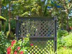 KHW Pflanzkasten mit Spalier zentral, L 100 cm, 110 Liter, Kunststoff